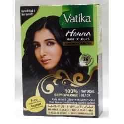 Henna negra para o cabelo Vatika