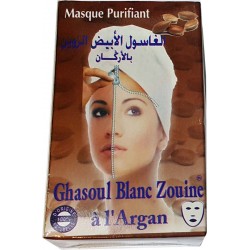 Biały Ghassoul z Argan