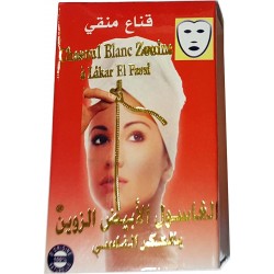 Witte Ghassoul met de Fassi Akker maskeren