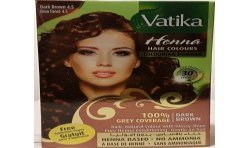 Henné marron foncé pour cheveux Vatika 4.5