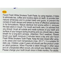 Pasta de dientes Aquafresh para fumadores