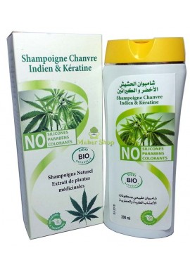 Shampoo all'Olio di Canapa indiana e cheratina